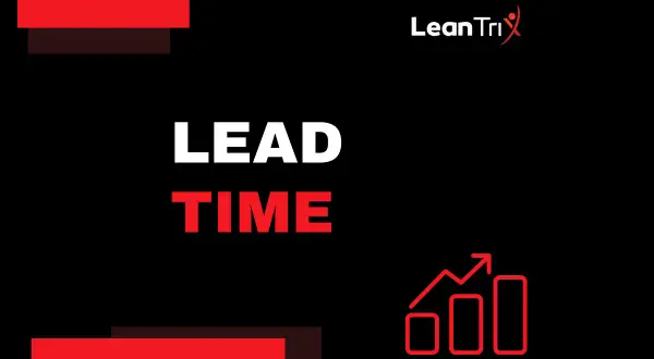 Grafika z napisem "LEAD TIME" i ikoną wzrostu. Skrócenie czasu realizacji (lead time) to klucz do sukcesu.