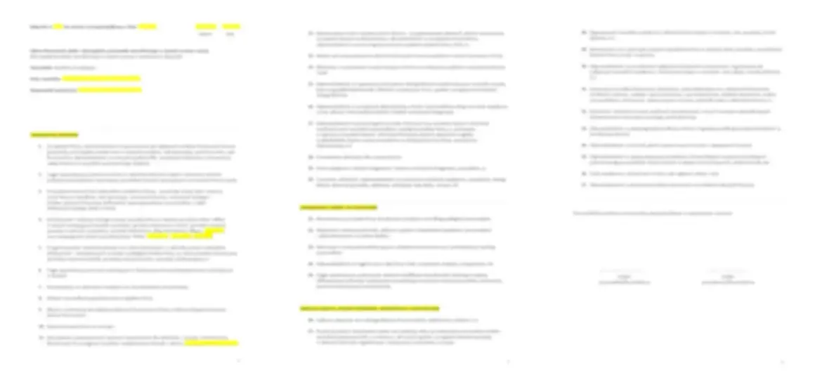 Dokument zawiera listę obowiązków dyrektora zarządzającego, obejmującą zarządzanie finansami, strategią, personelem i relacjami z klientami.