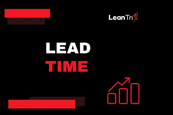Grafika z napisem "LEAD TIME" i ikoną wzrostu. Skrócenie czasu realizacji (lead time) to klucz do sukcesu.